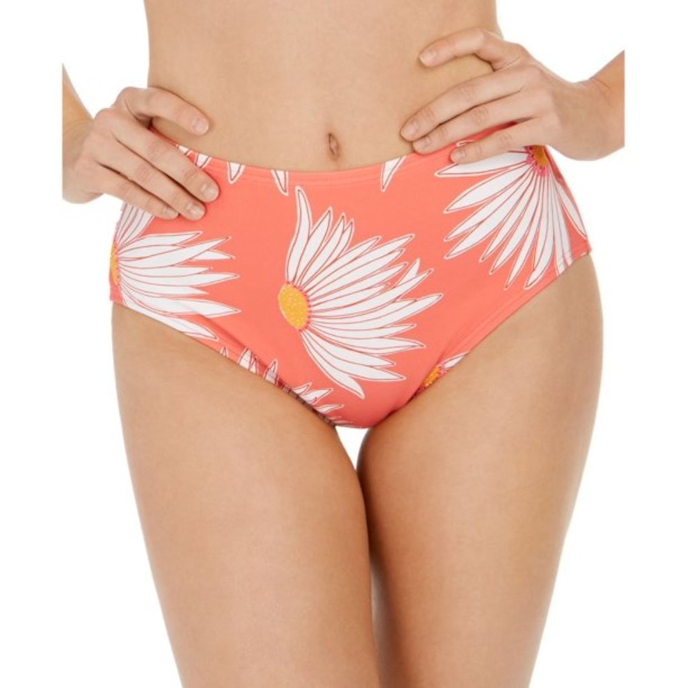 Kate Spade NY Falling Flowers High Waist Bikini Bottoms NWTS $75 Size XL